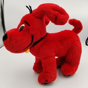 Scholastic CLIFFORD‎ THE BIG RED DOG 11" Poseable Plush Stuffed Animal Toy Puppy